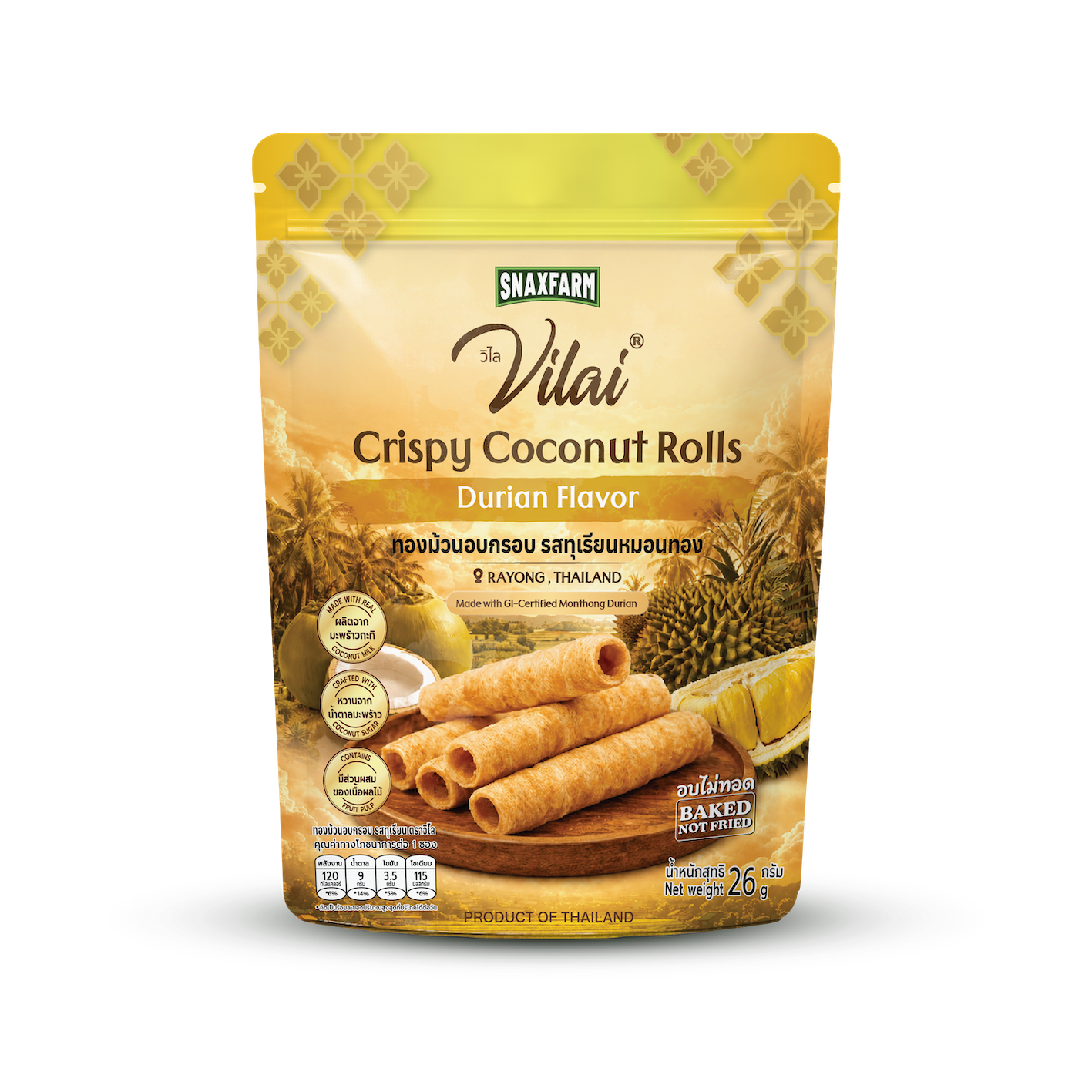 Vilai Durian Flavor — Rayong · GI Monthong Durian